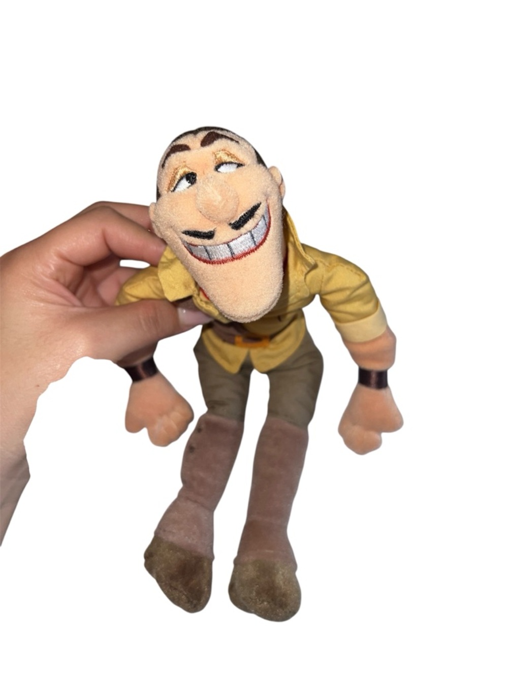 Disney Plush Character Doll in Yellow, Brown, Tan and Beige